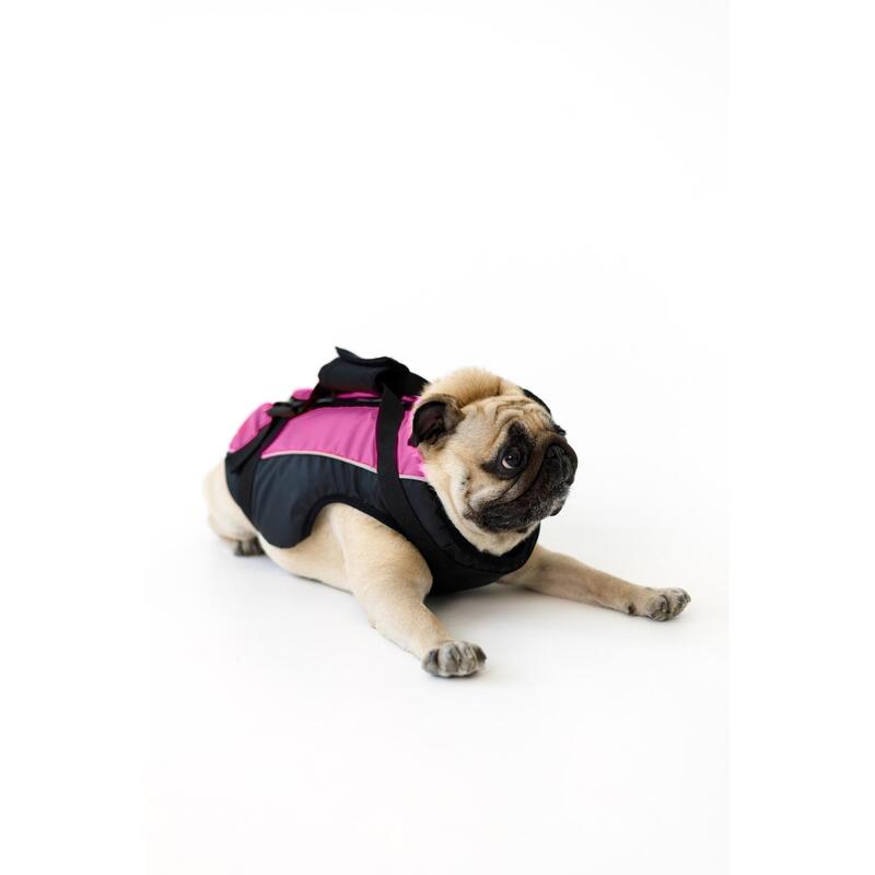 Vesta de salvare AVA pentru caini, model DOGGY, Roz, ajustabila