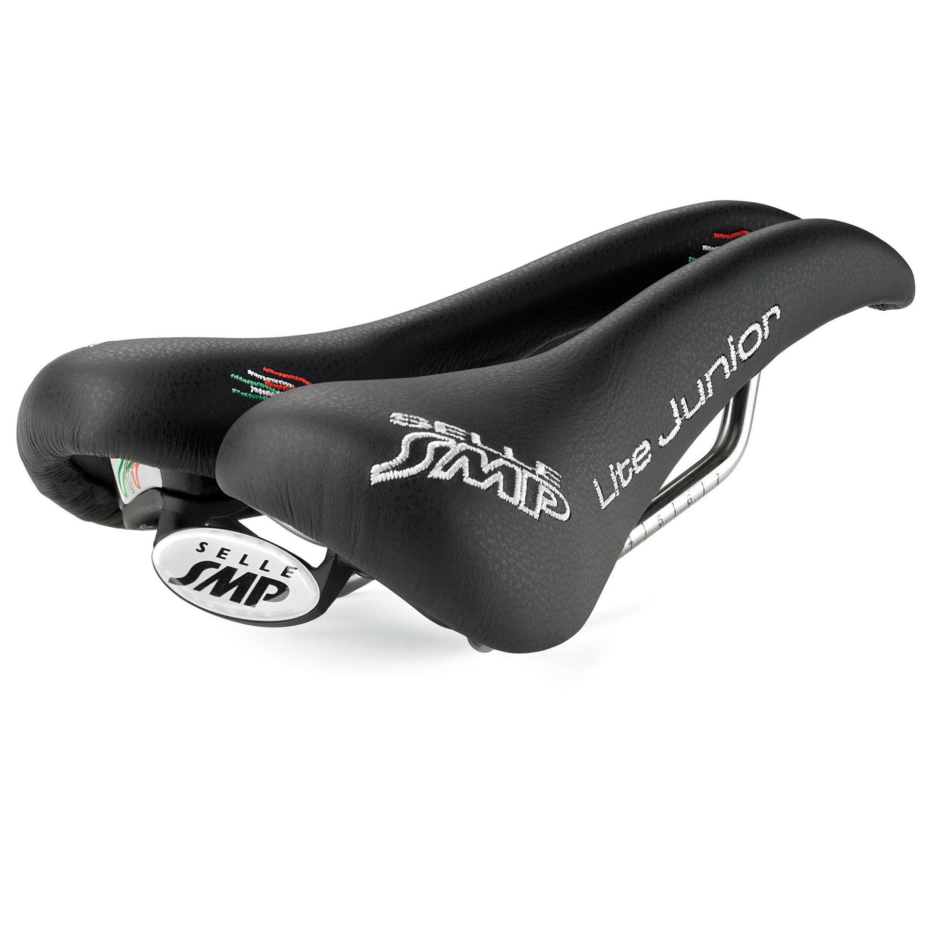 SELLE SMP Selle SMP Lite Junior sella nera in pelle 220 g.