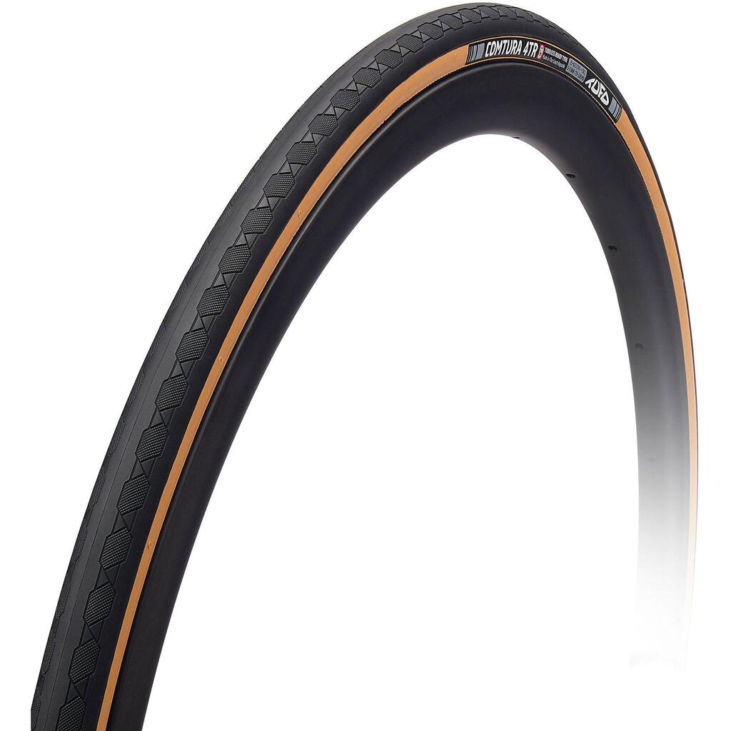 Tufo Comtura 4 TR Folding Tyre 28-622 (700x28C) Black/Beige
