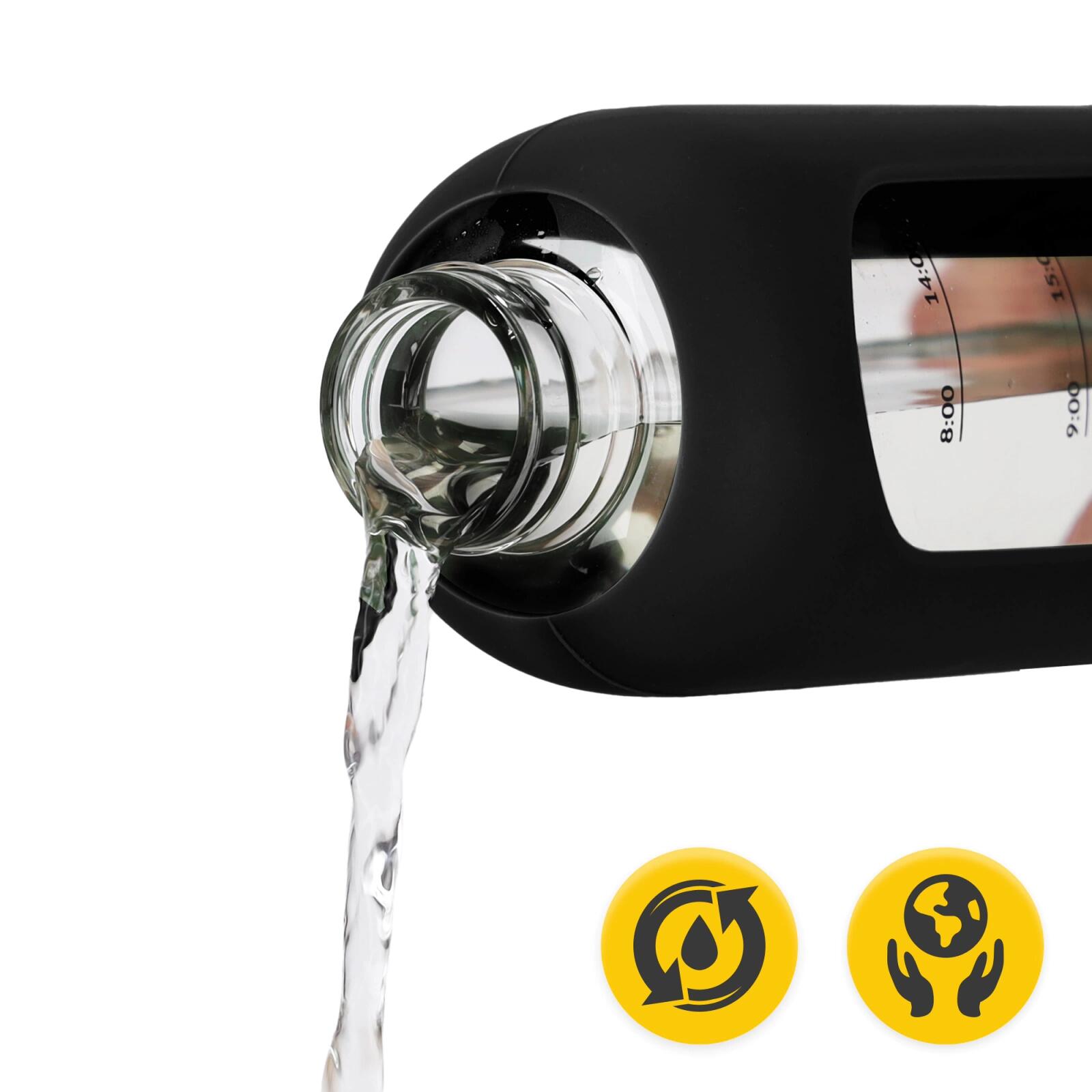 Sport Wasserflasche aus Glas 4FIZJO 1000 ml 6/7