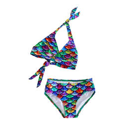 Bikini Sirene Hawaiian Rainbow Taille 44/L multicolore écailles