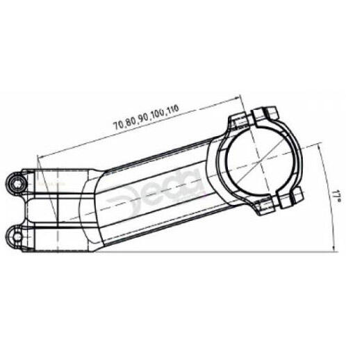 Deda Nok Zero Stuurpen 70mm - BOB Alu 73-17gr. 31.7mm 2/7