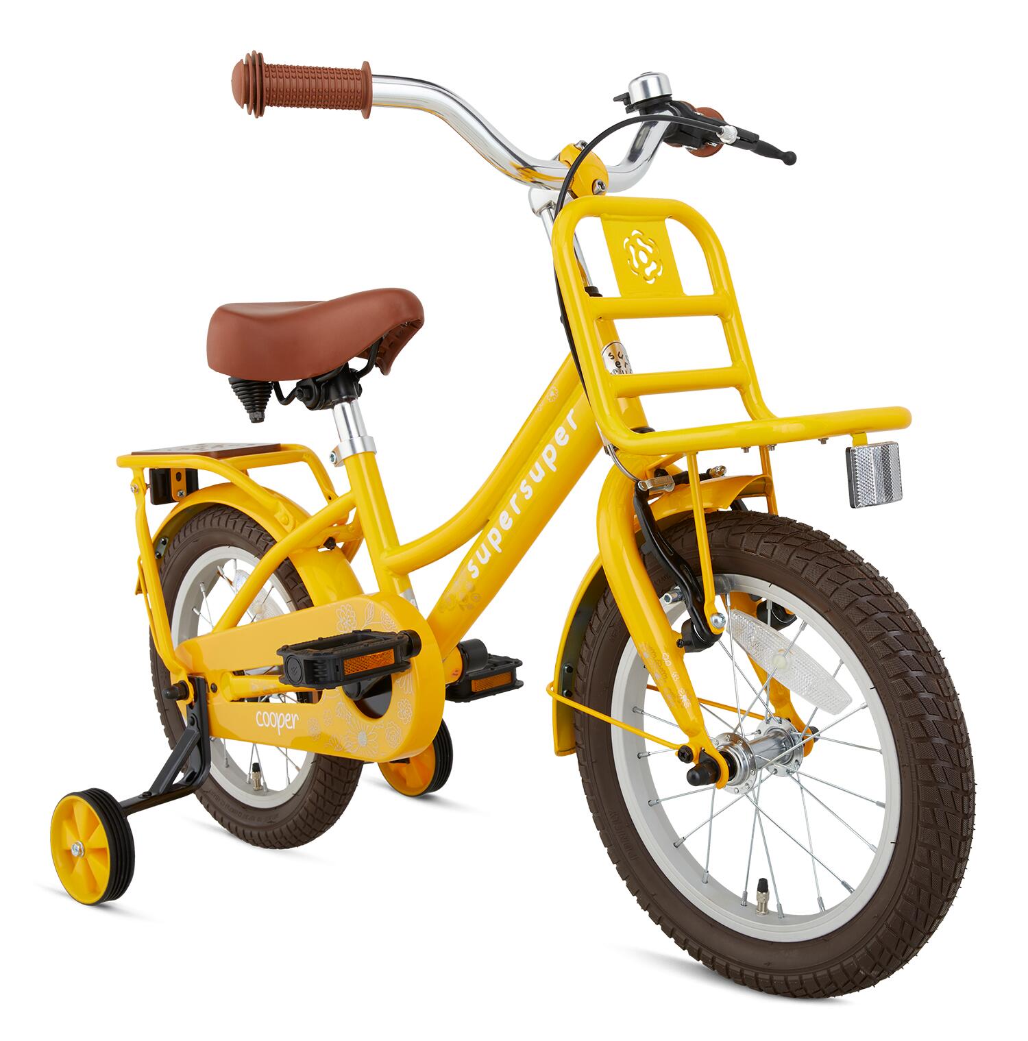 Bici Bambino SuperSuper Cooper Bamboo - Gialla 2/5
