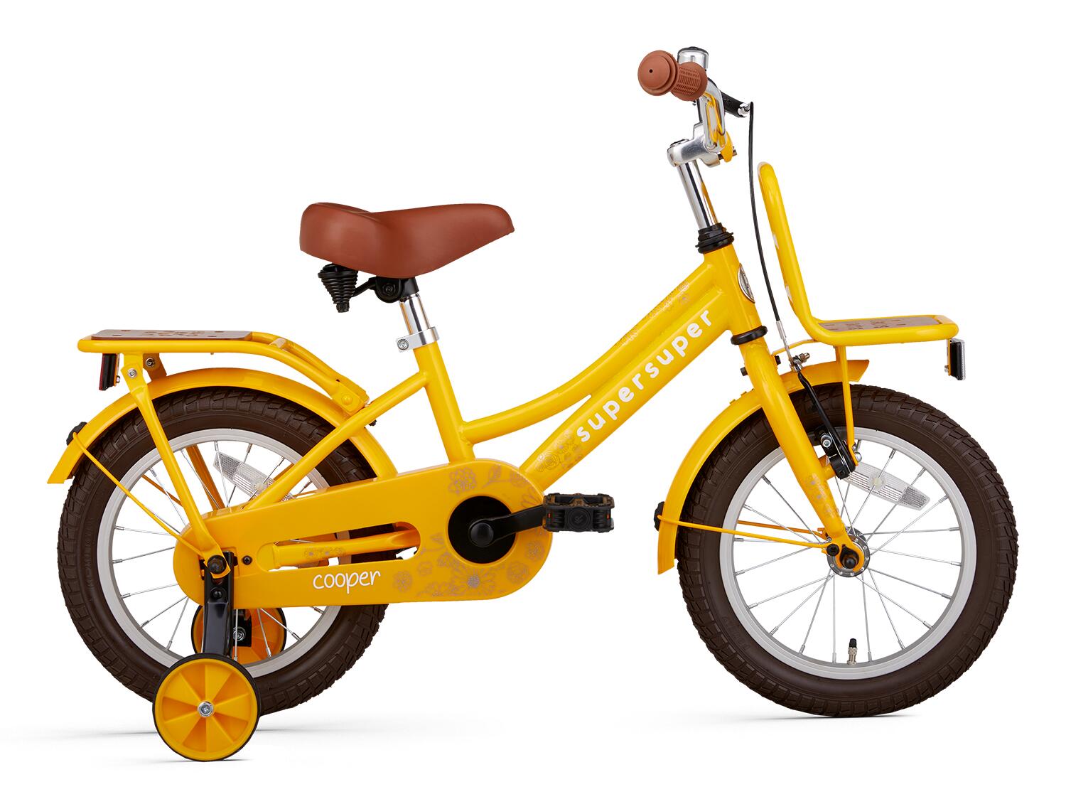 SUPERSUPER Bici Bambino SuperSuper Cooper Bamboo - Gialla
