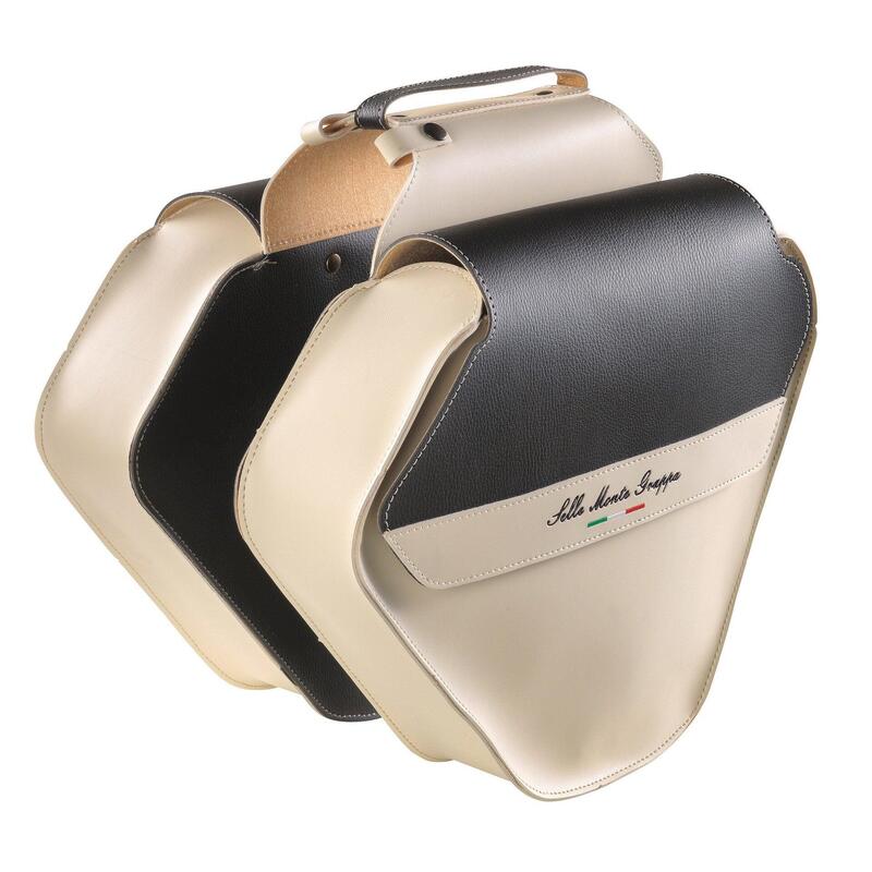 Selle Monte Grappa Sac Double 17.5L Fashion Skay Crème Noir