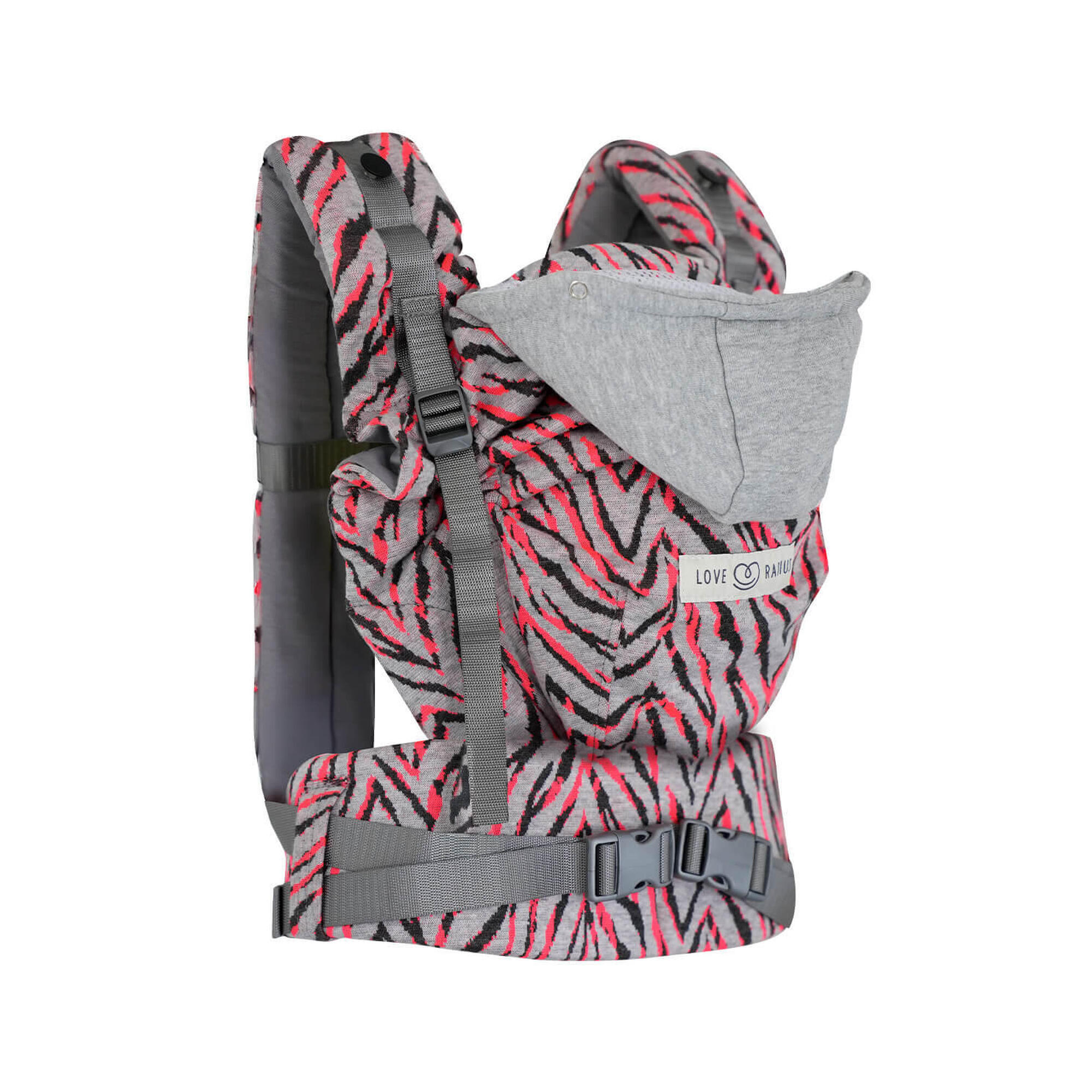 Love Radius - Porte-bébé Hoodiecarrier 2 - Pink Bazar - Porte Bébé Physiologique - Rose - Decathlon