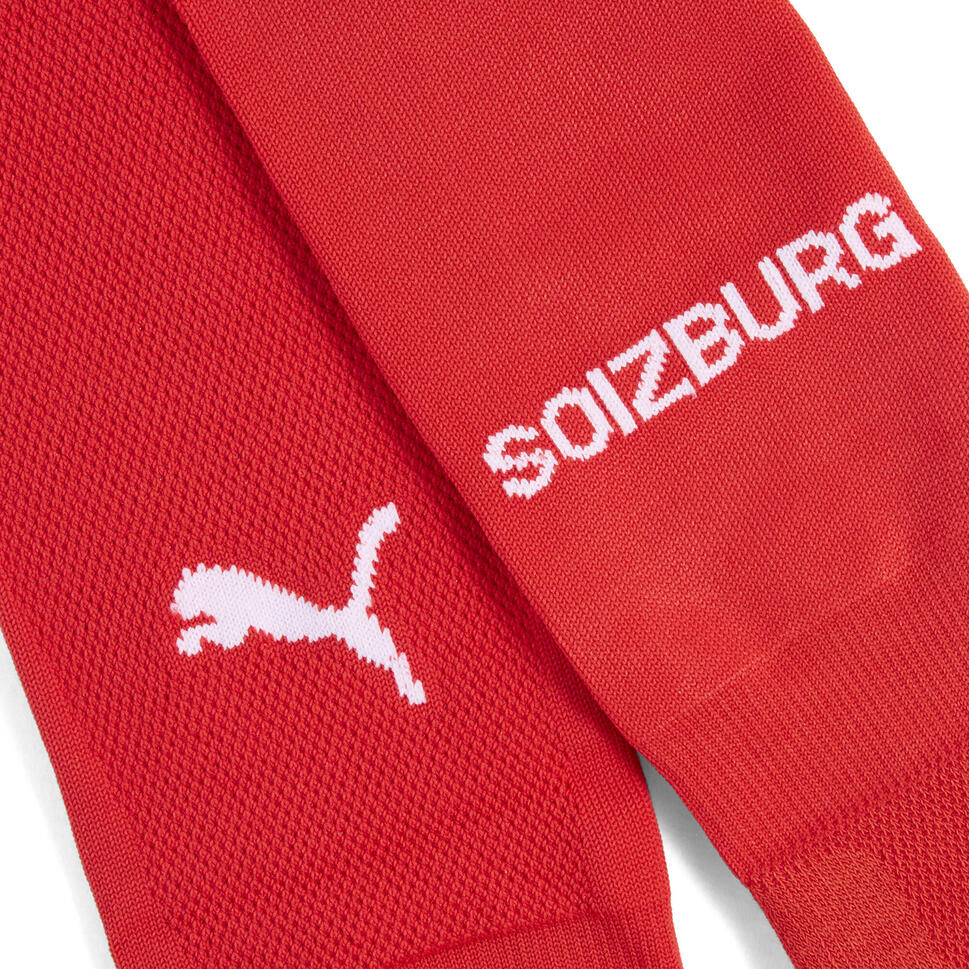 Męskie gładkie skarpety FC Red Bull Salzburg 24/25 PUMA Red White