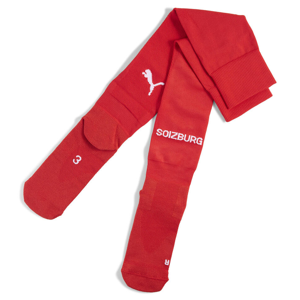 Męskie gładkie skarpety FC Red Bull Salzburg 24/25 PUMA Red White
