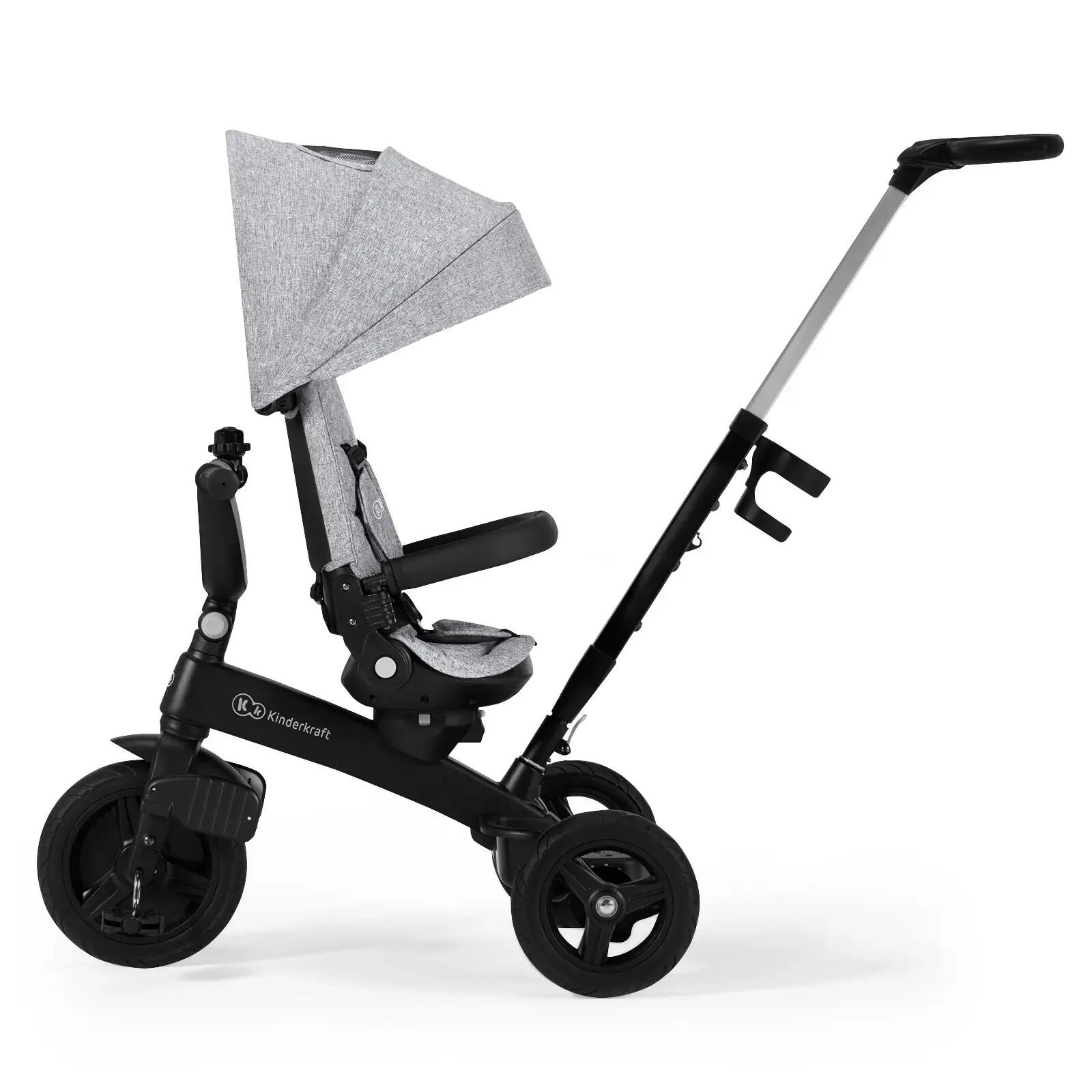 Tricicletă Kinderkraft TWIPPER gri KRTWIP00GRY 6/12