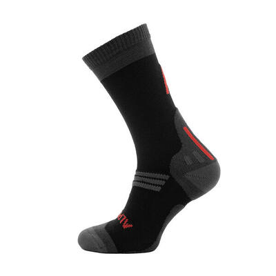 Trekking sokken alpinus valletto zwarte merino coolmax