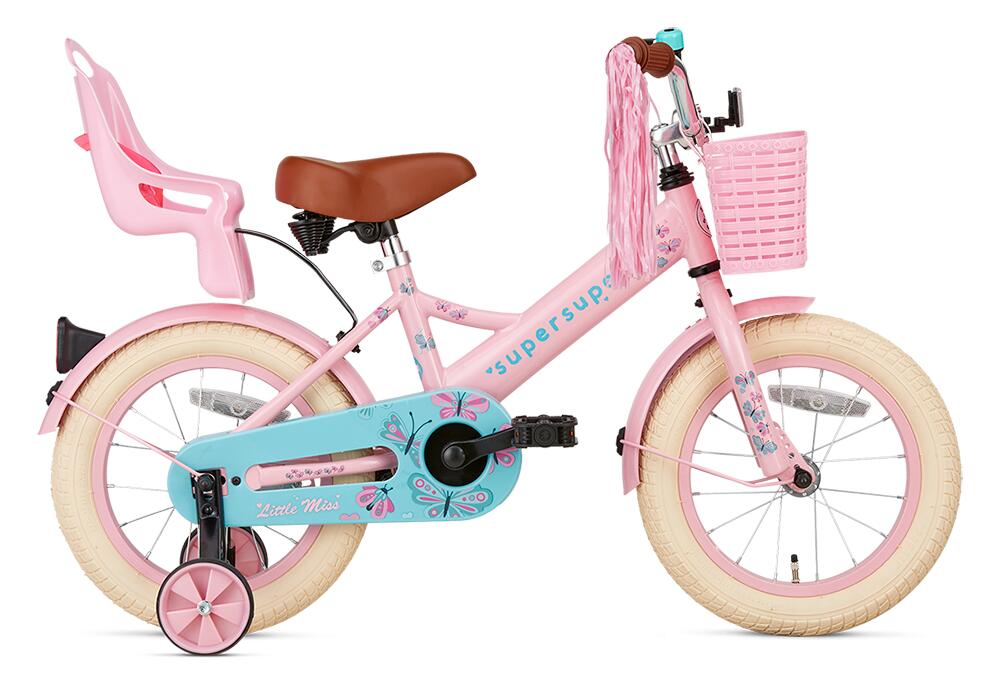 SUPERSUPER SuperSuper Little Miss Kinderfiets - 14 inch - Roze