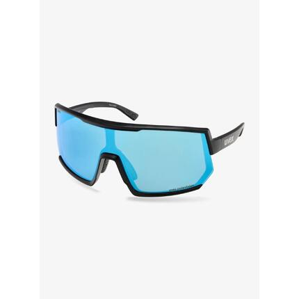 Okulary rowerowe Uvex Sportstyle 235 P - black matt/mirror blue