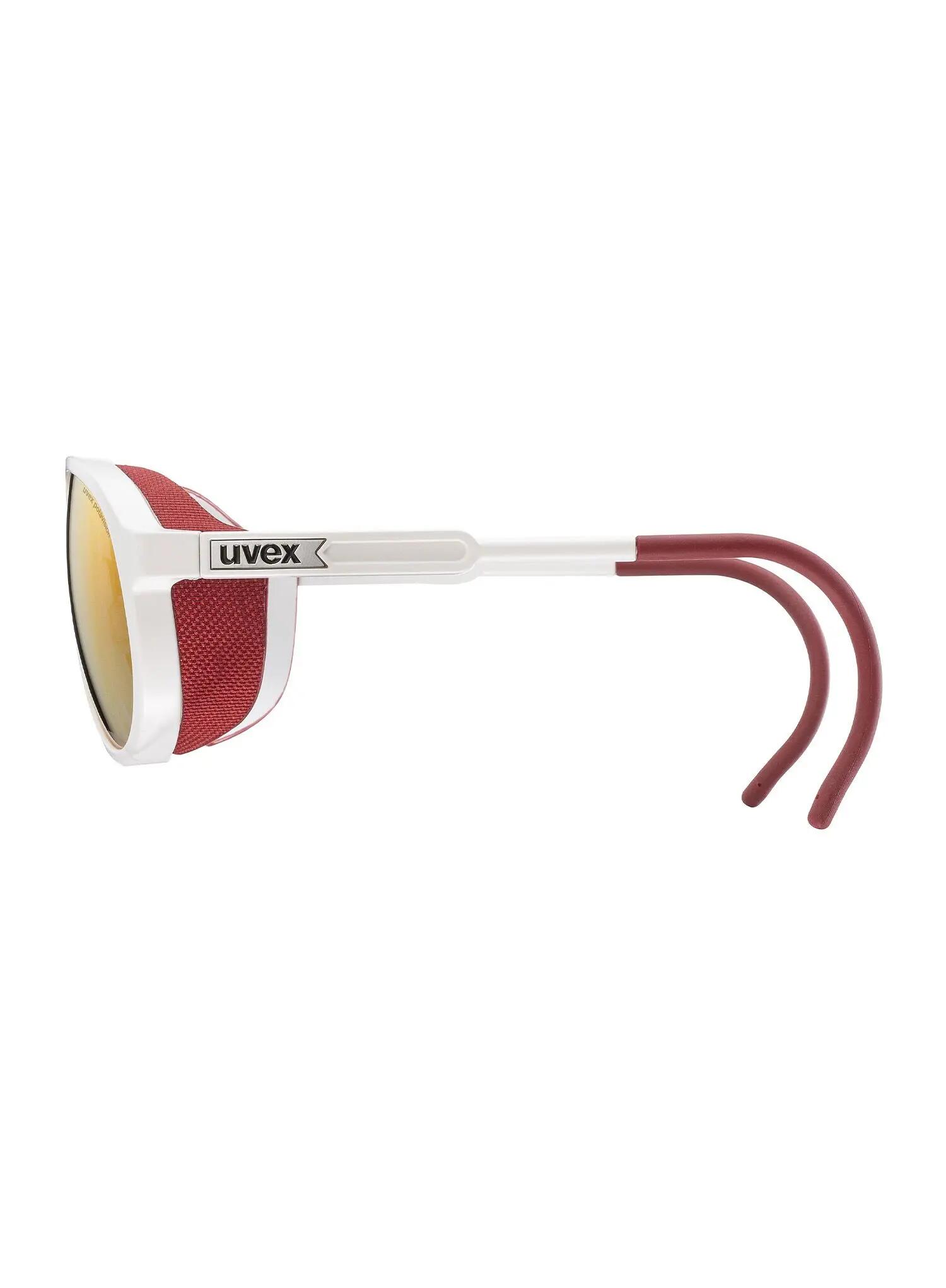 Okulary w góry Uvex MTN Classic P - white matt/mir.red 3/5
