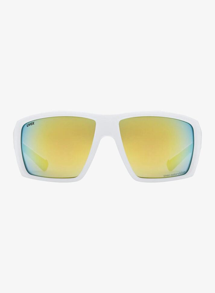 Okulary przeciwsłoneczne Uvex MTN Venture CV - white matt/mirror yellow