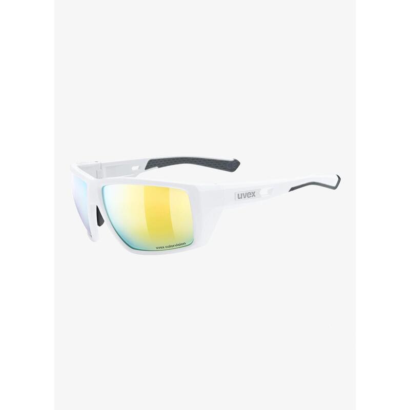 Okulary przeciwsłoneczne Uvex MTN Venture CV - white matt/mirror yellow