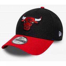 Casquette NBA Chicago Bulls New Era Side Patch 9FORTY Noir