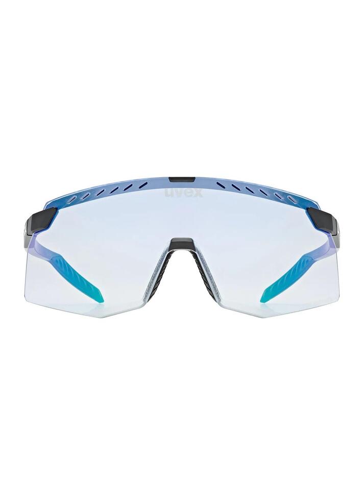 Okulary rowerowe Uvex Pace Stage V - black matt/mirror blue
