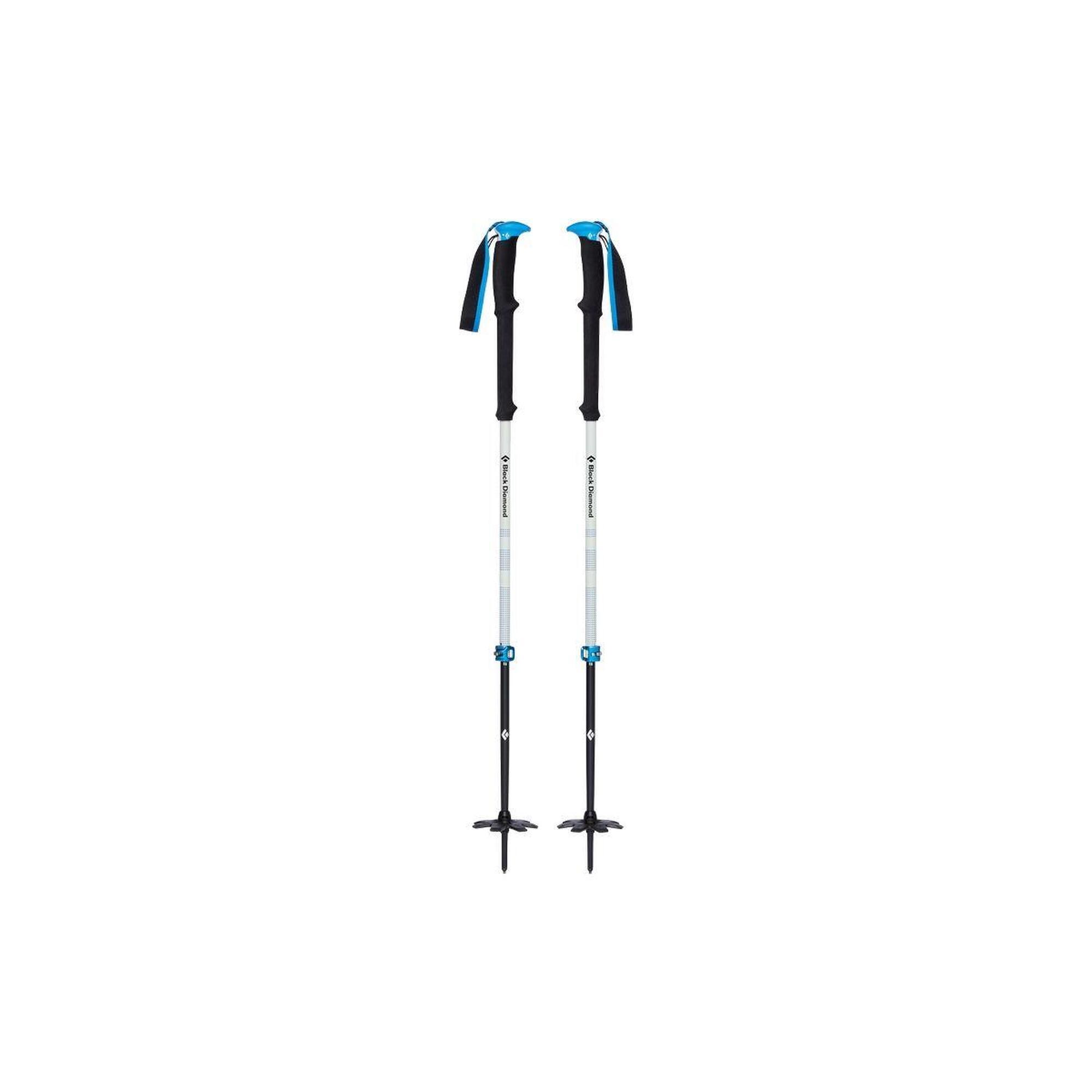 Kije skiturowe Black Diamond Expedition 2 Pro niebieskie 155cm