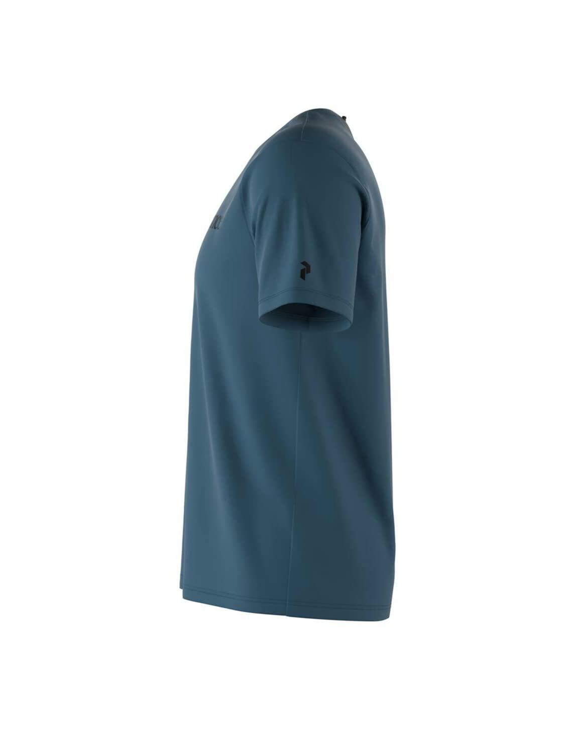 Camiseta de running de manga corta Peak Performance Hombre Alum Light Azul - M 2/4