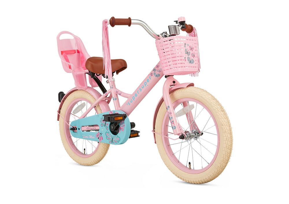 SuperSuper Little Miss Kinderfiets - 16 inch - Roze 2/6