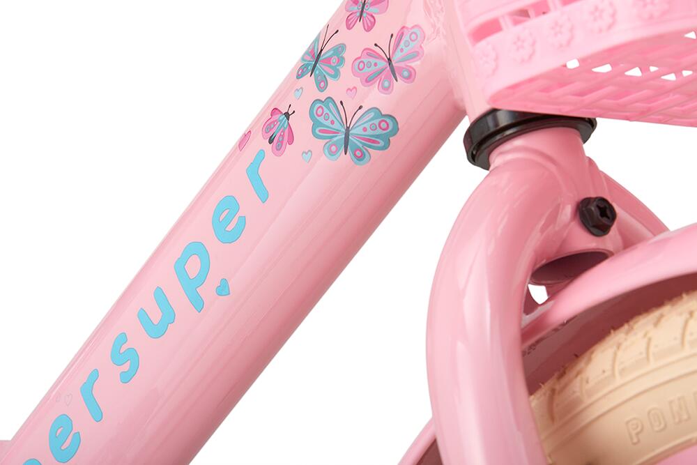 SuperSuper Little Miss Kinderfiets - 16 inch - Roze 5/6