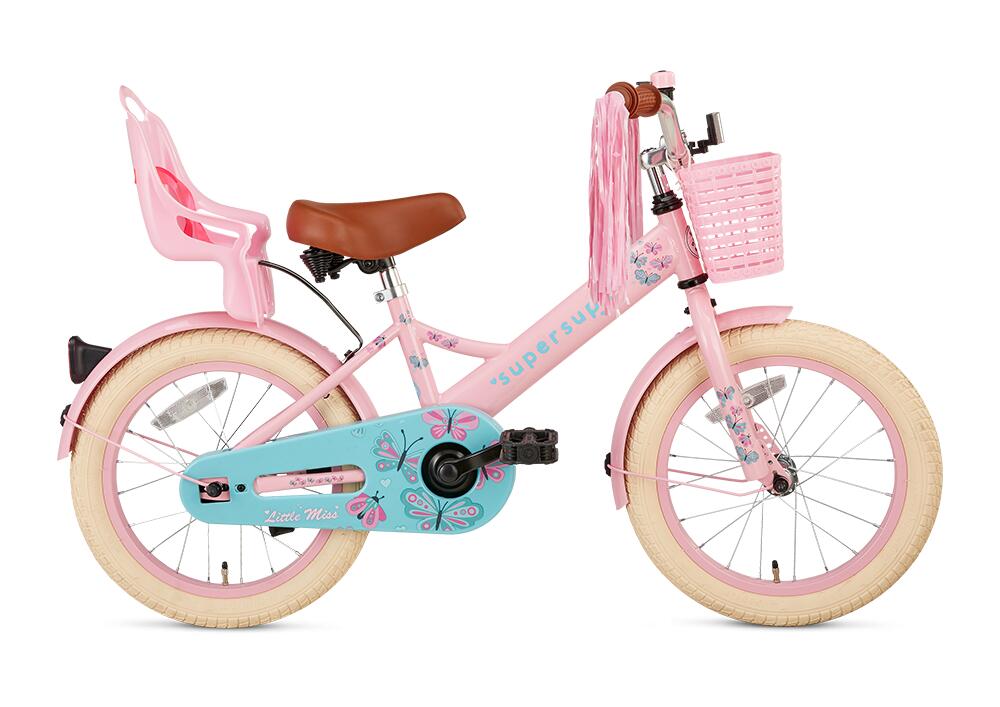 SUPERSUPER SuperSuper Little Miss Kinderfiets - 16 inch - Roze