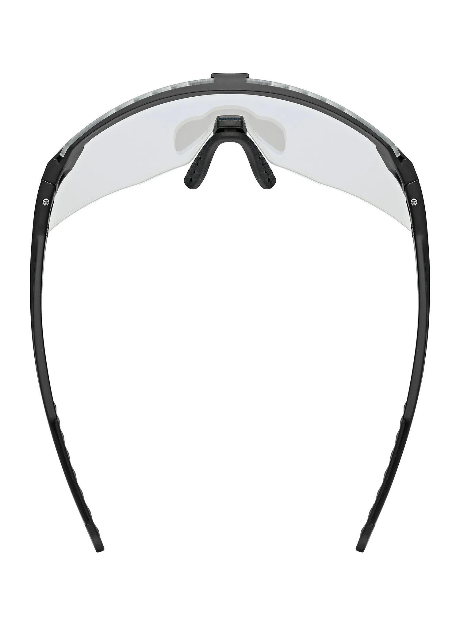 Okulary rowerowe Uvex Pace Stage S V - black matt/mirror blue 5/5