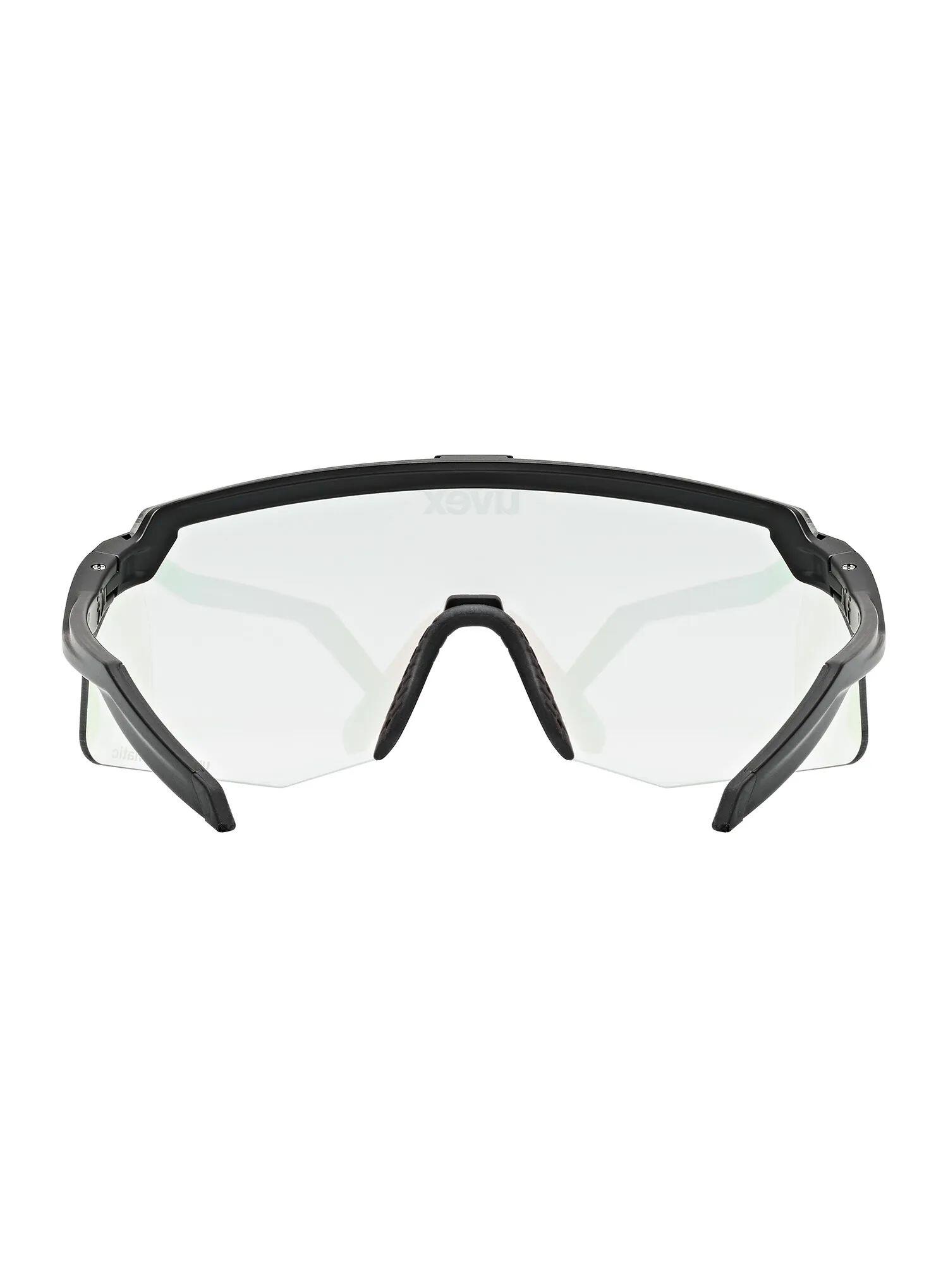 Okulary rowerowe Uvex Pace Stage S V - black matt/mirror blue 3/5