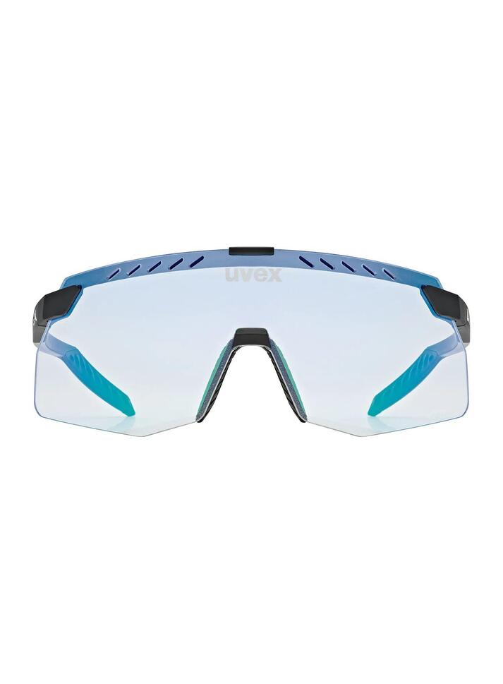 Okulary rowerowe Uvex Pace Stage S V - black matt/mirror blue