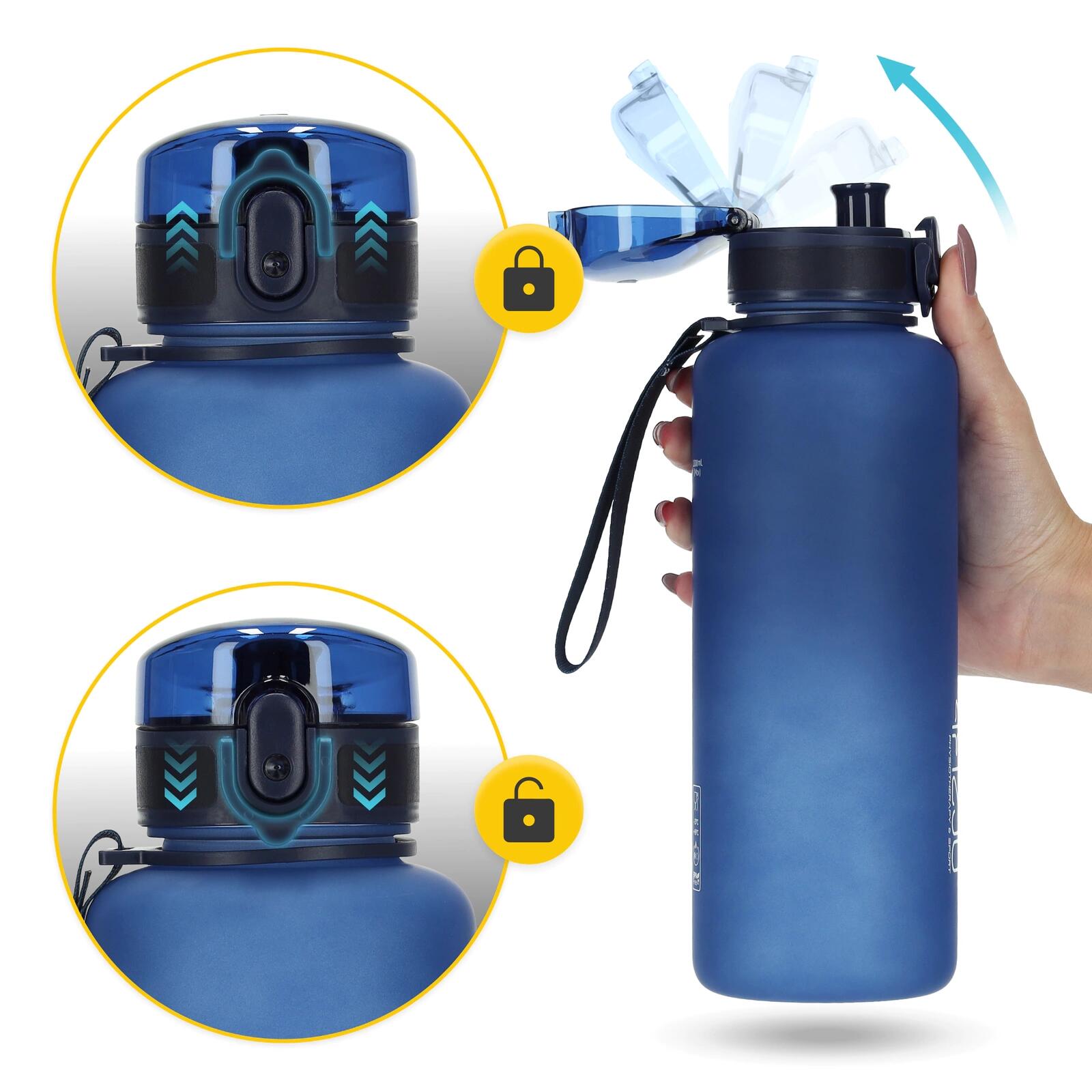 Sport Trinkflasche 4FIZJO 1000 ml 2/7