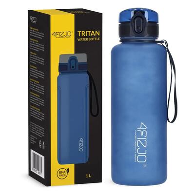 Borraccia sportiva Tritan 1000ml BPA Free beccuccio ergonomico 4FIZJO