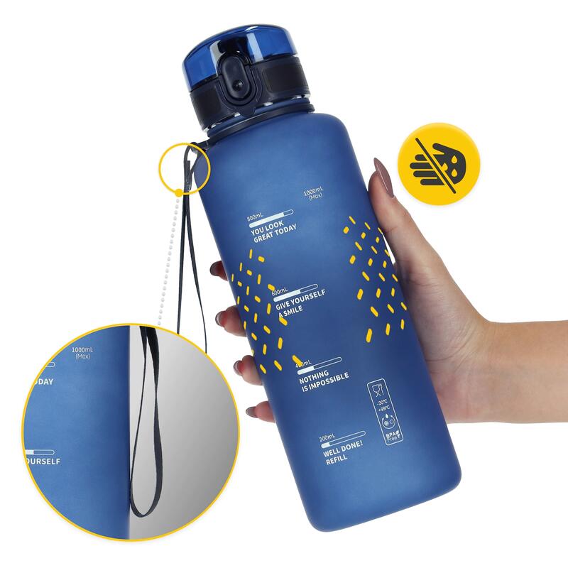 Sportowa butelka na wodę 4FIZJO 1000 ml