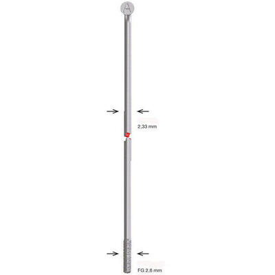 Alpina spaak zink 13-152 zonder nippel - 144 stuks