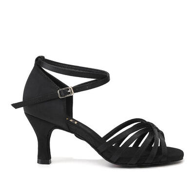 Burtan havana 7 cm ballroom- en salsaschoenen voor dames