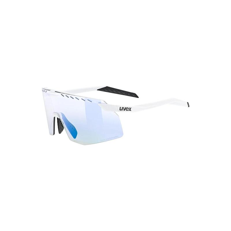 Okulary rowerowe Uvex Pace Stage V - white matt/mirror blue