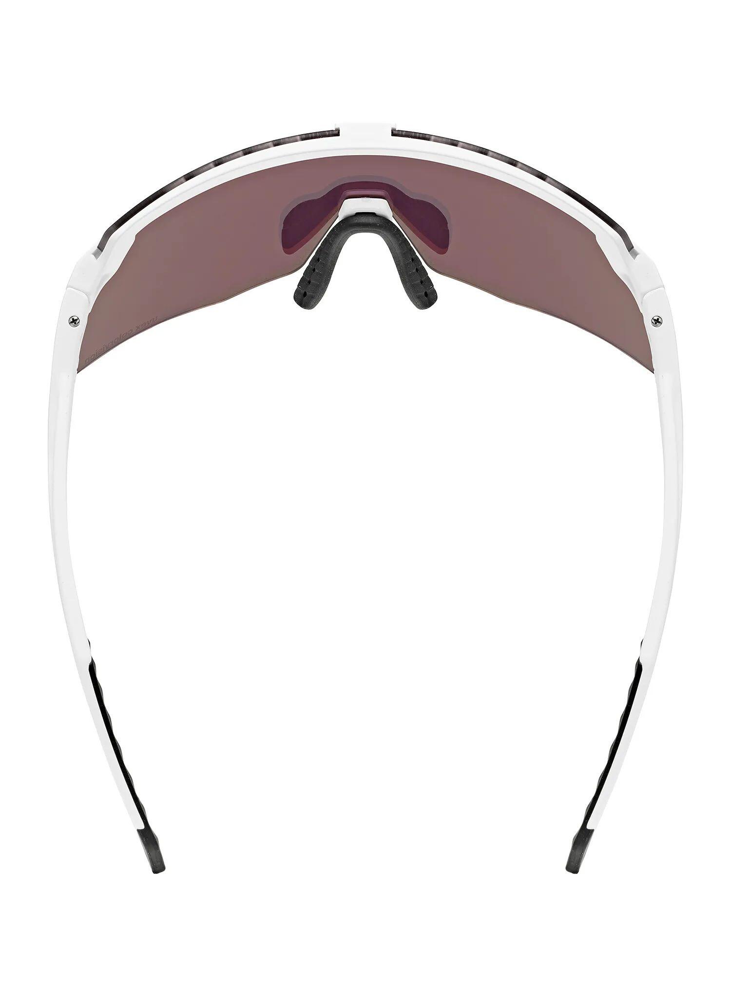 Okulary rowerowe Uvex Pace Stage S CV - white matt/mirror yellow 5/5