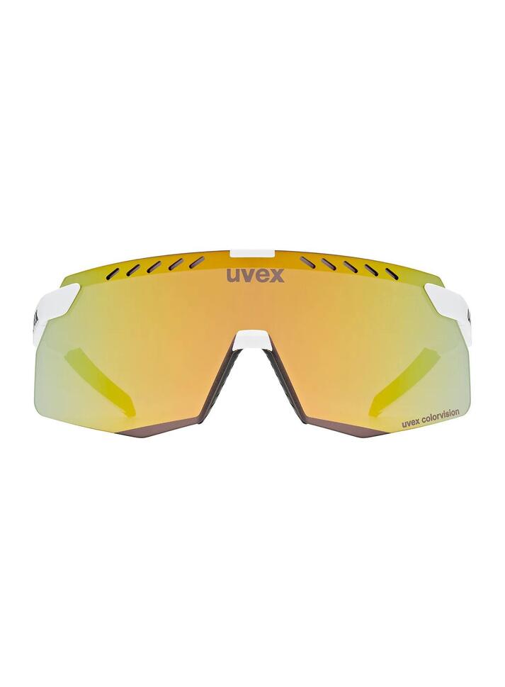 Okulary rowerowe Uvex Pace Stage S CV - white matt/mirror yellow