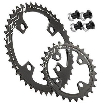 Miche mtb kettingbladen 27/42t 2x9/10v - aluminium