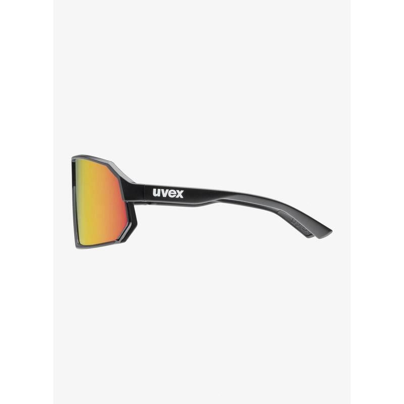 Okulary przeciwsłoneczne Uvex Sportstyle 237 - black matt/mirror red