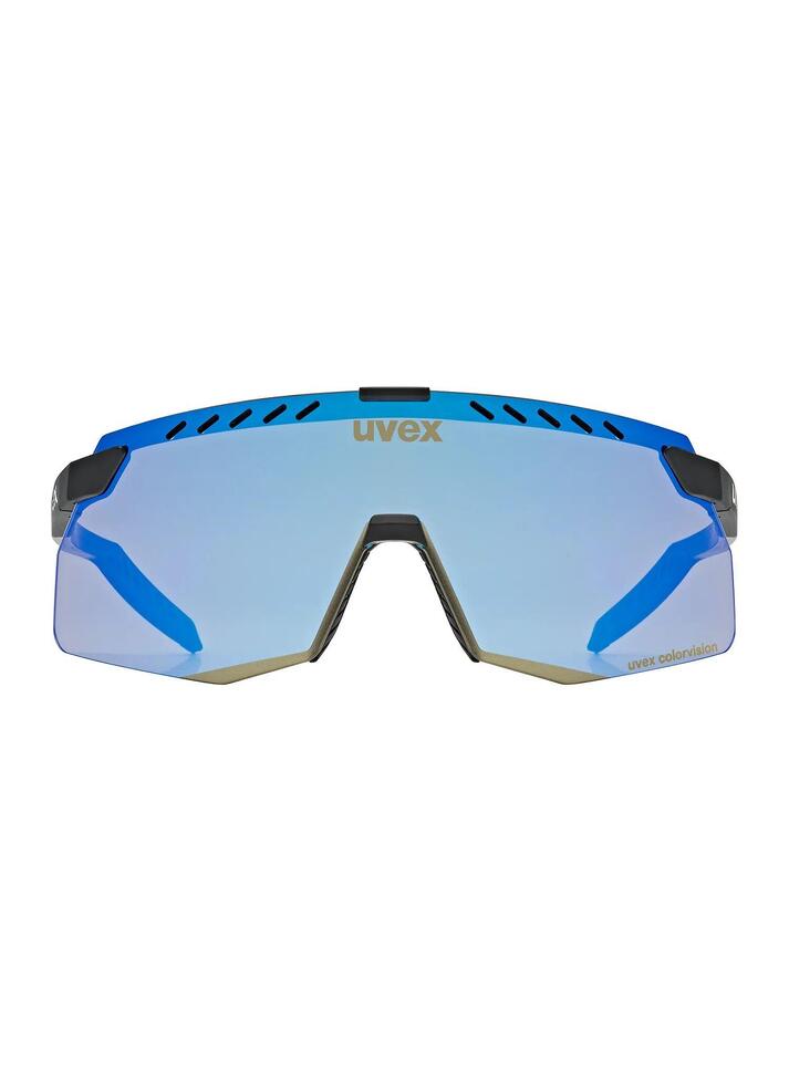 Okulary rowerowe Uvex Pace Stage S CV - black matt/mirror blue