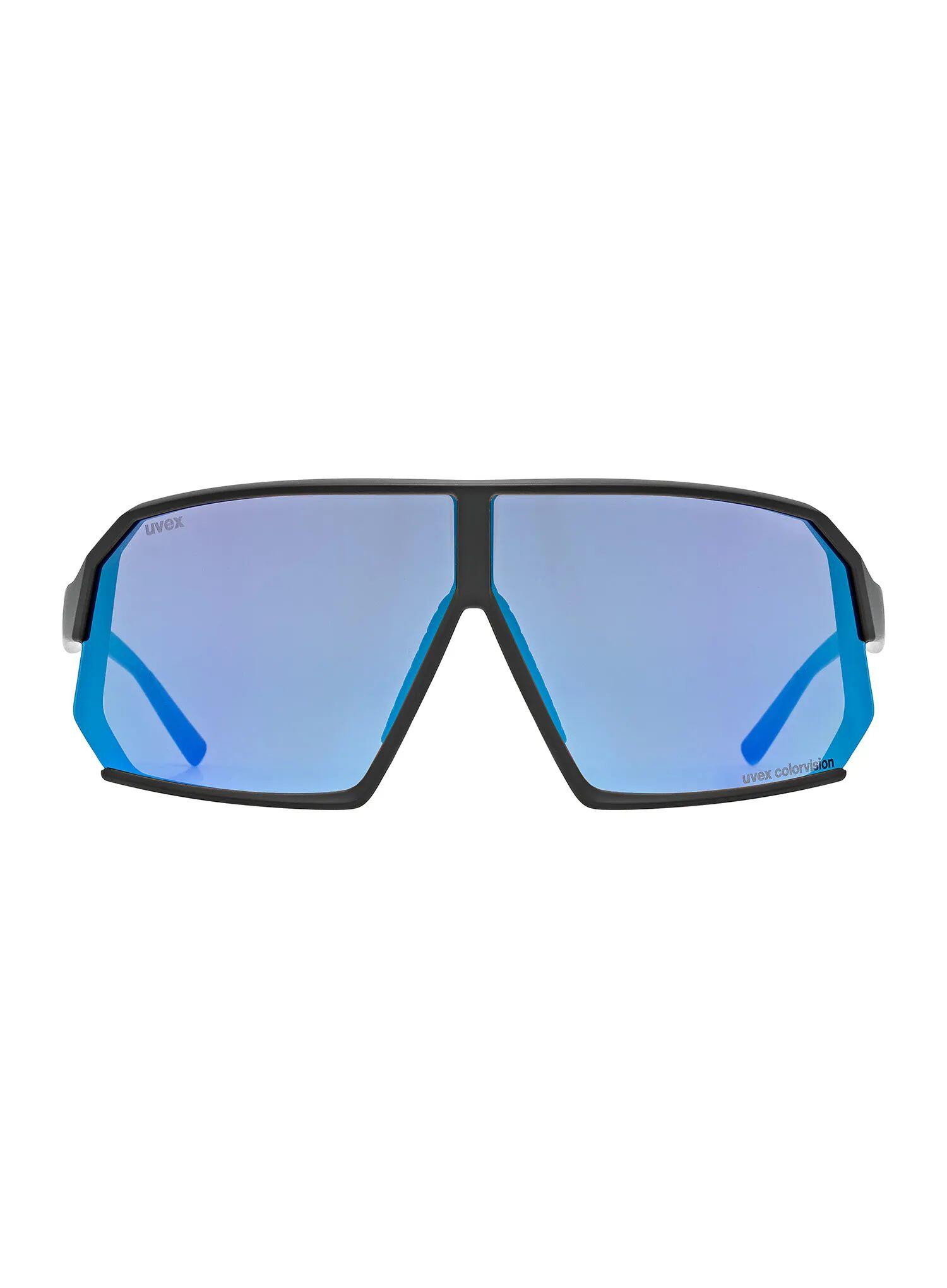 Okulary przeciwsłoneczne Uvex Sportstyle 237 CV - black matt/mirror blue 2/5