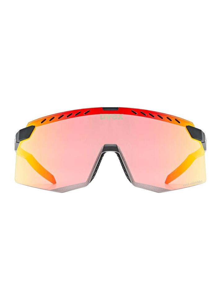Okulary rowerowe Uvex Pace Stage CV - black matt/mirror red