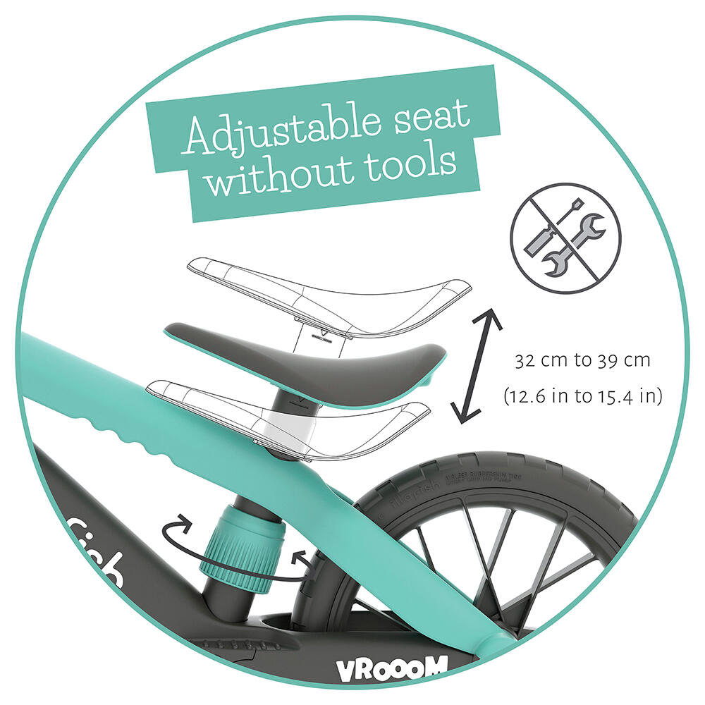BMXie Vroom mint balance bike 4/7