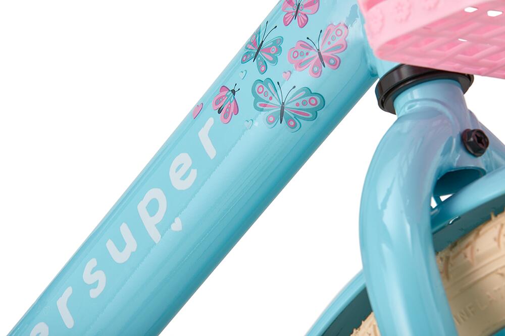 SuperSuper Little Miss Kinderfiets - 20 Inch - Turquoise 5/6