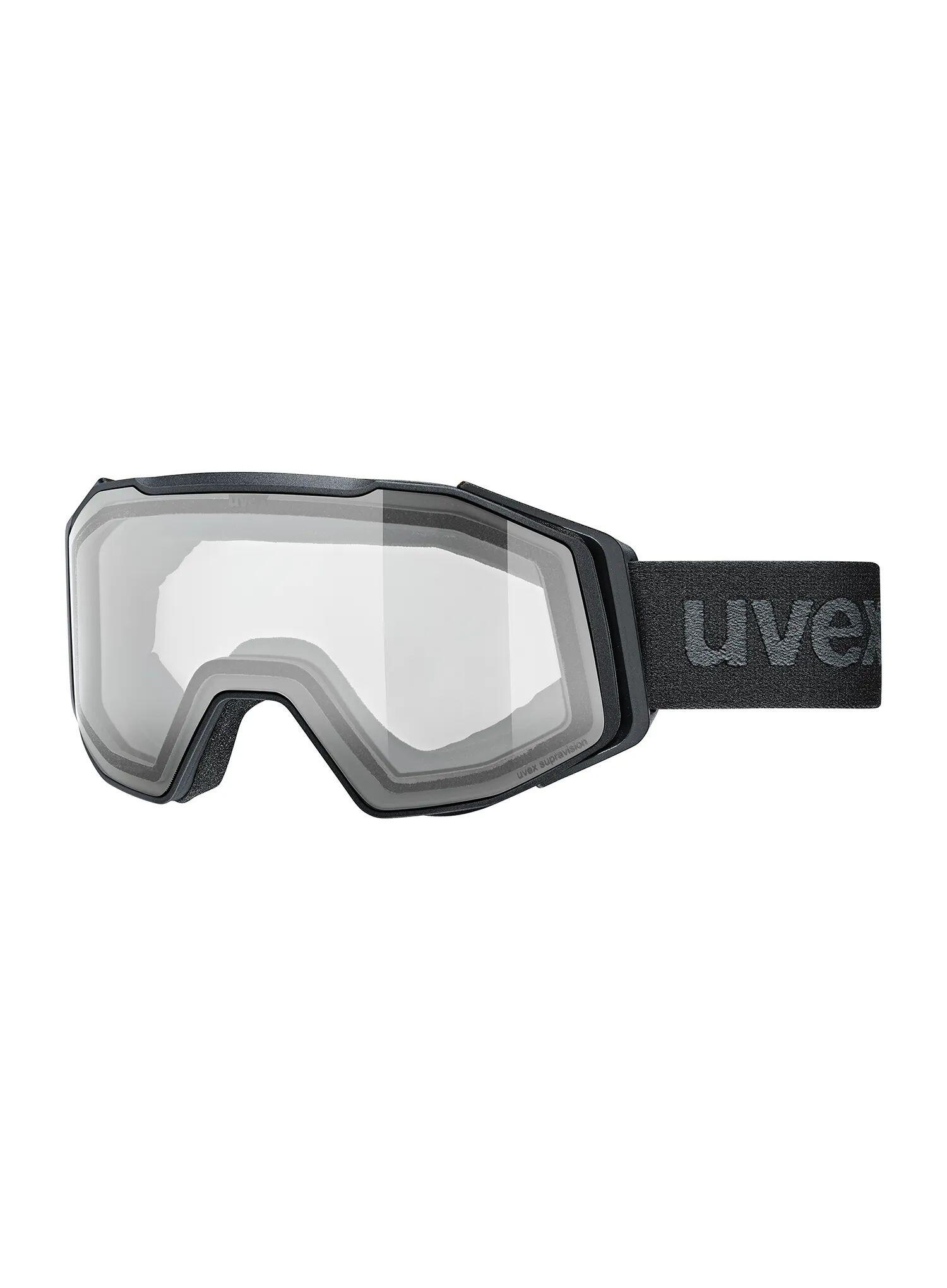 Gogle rowerowe Uvex Gravity  - black matt 3/4