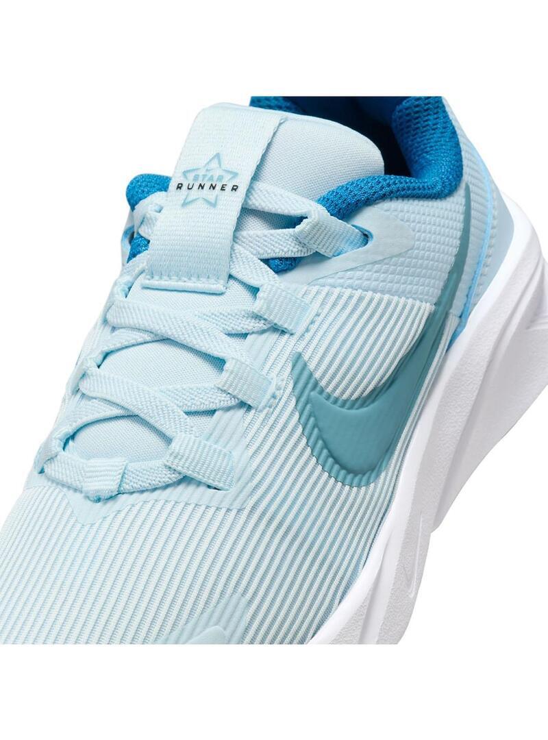 Tênis de corrida infantil Nike Star Runner 4 Azul. 3/7