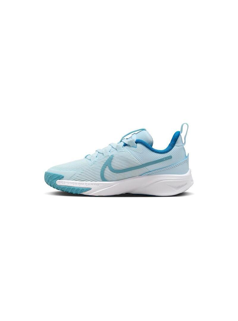 Tênis de corrida infantil Nike Star Runner 4 Azul. 2/7