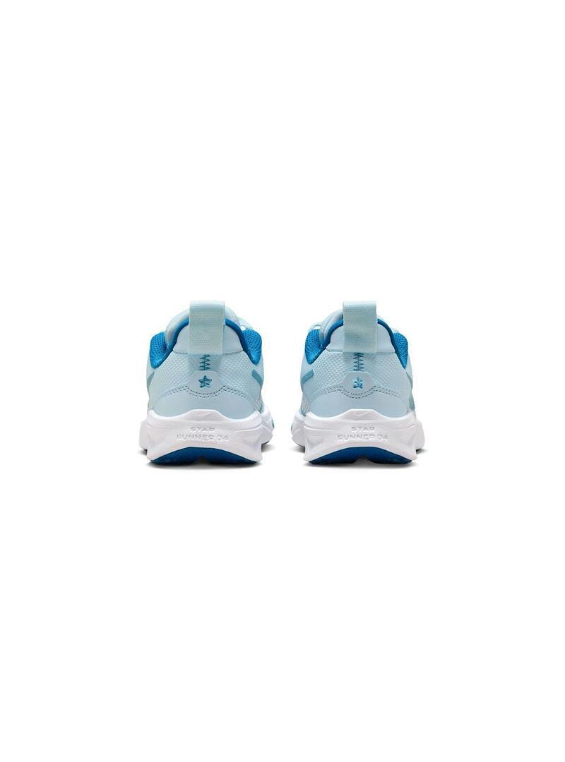 Tênis de corrida infantil Nike Star Runner 4 Azul. 5/7