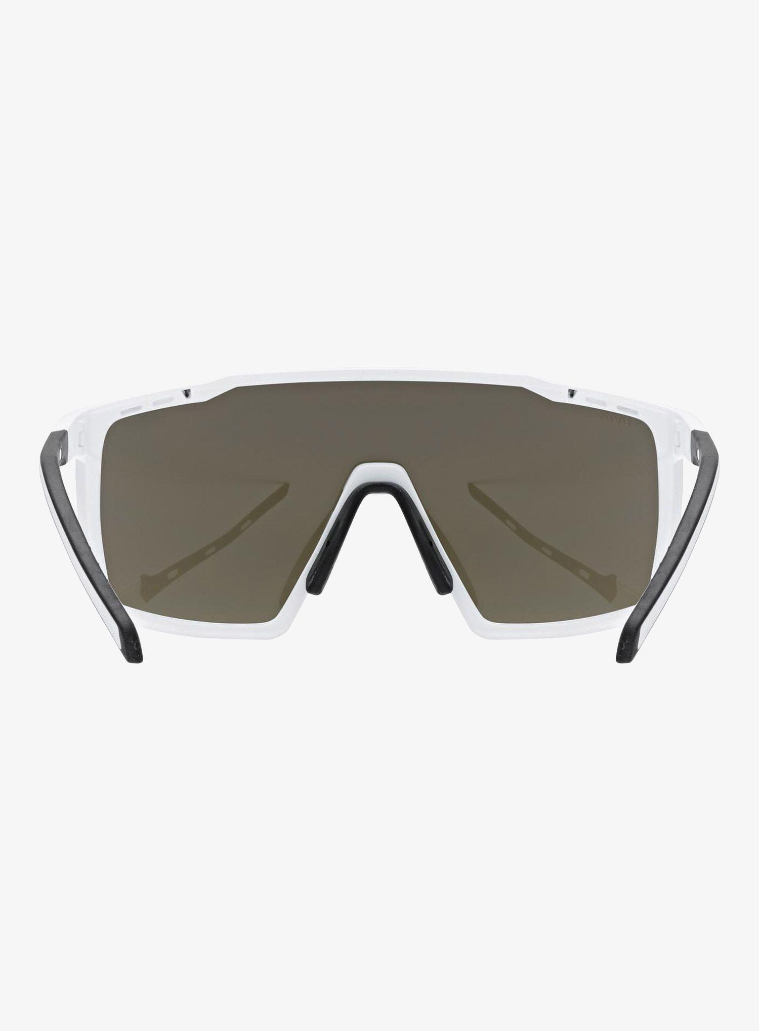 Okulary rowerowe Uvex MTN Perform S - white matt/mir.gold 4/4