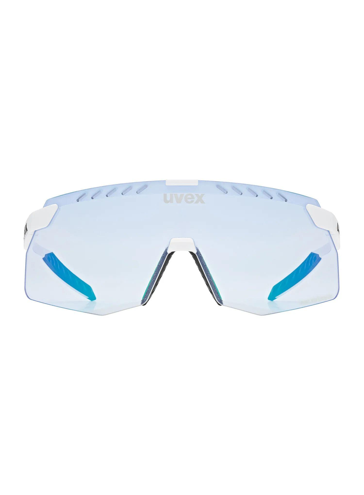 Okulary rowerowe Uvex Pace Stage S V - white matt/mirror blue 2/6